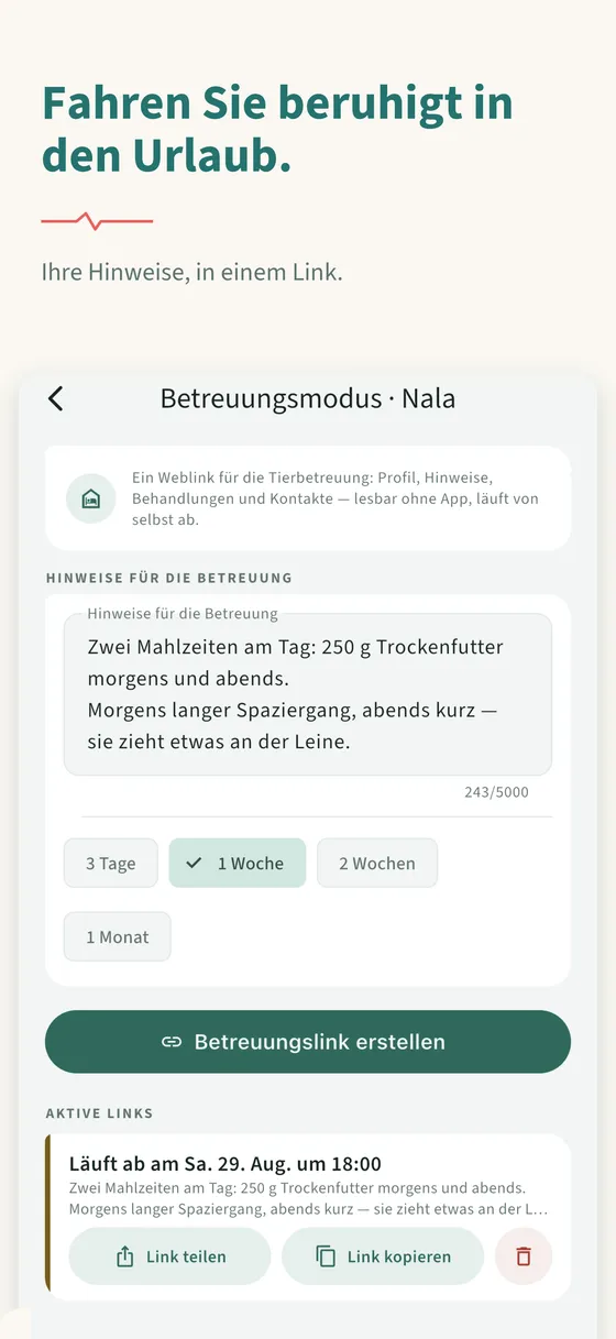 Tafel 8 — Fahren Sie beruhigt in den Urlaub.